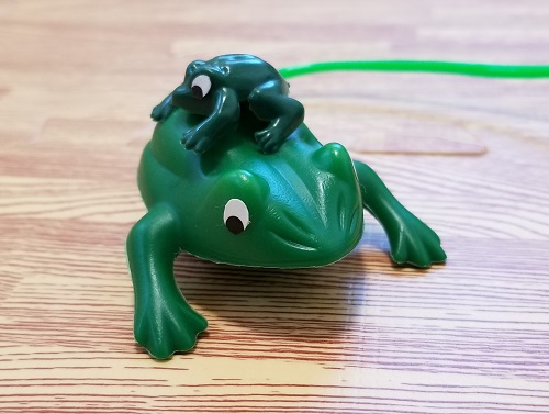 DWEプレイアロングおもちゃ代替_カエル