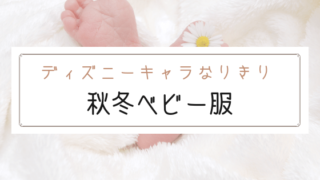【ブログ】ディズニーキャラクターなりきり秋冬ベビー服男の子