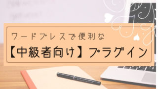 WordPress中級者向けおすすめプラグイン