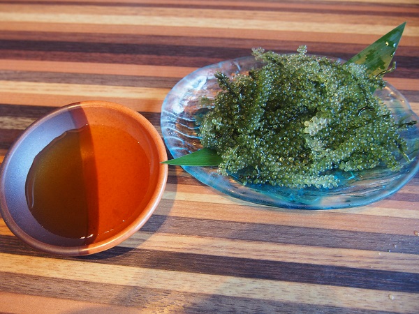 沖縄恩納村の居酒屋「アダン」のメニュー・海ぶどう